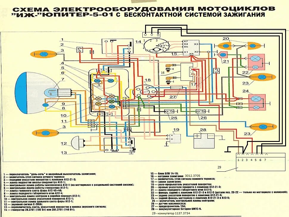 Проводка планета 5 схема цветная Проводка юпитер 4