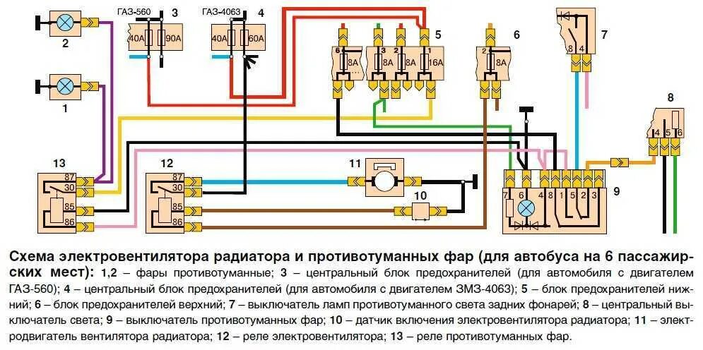 Проводка соболя схема Схема электронной системы управления отопителем газ 31105 - фото - АвтоМастер Ин