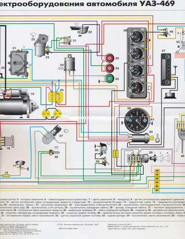 Проводка уаз 3303 карбюратор схема Схема уаз карбюратор электропроводки