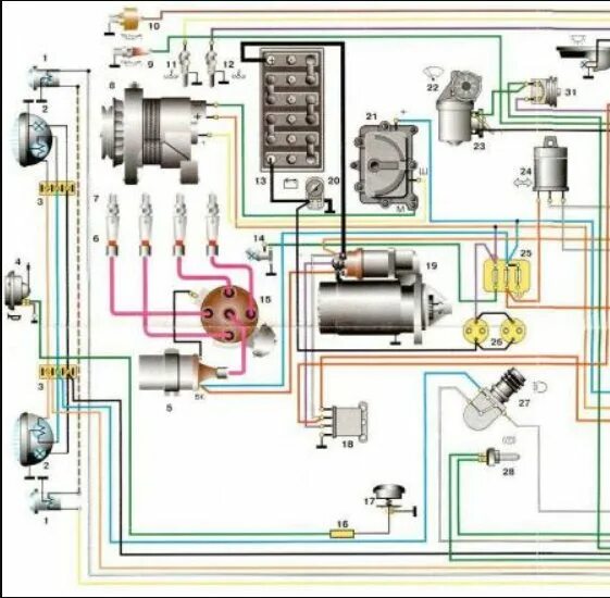 Проводка уаз 3303 старого образца схема подключения СХЕМЫ ЭЛЕКТРОПРОВОДКИ автомобилей УАЗ-469 и 469б старого и нового образца: элект