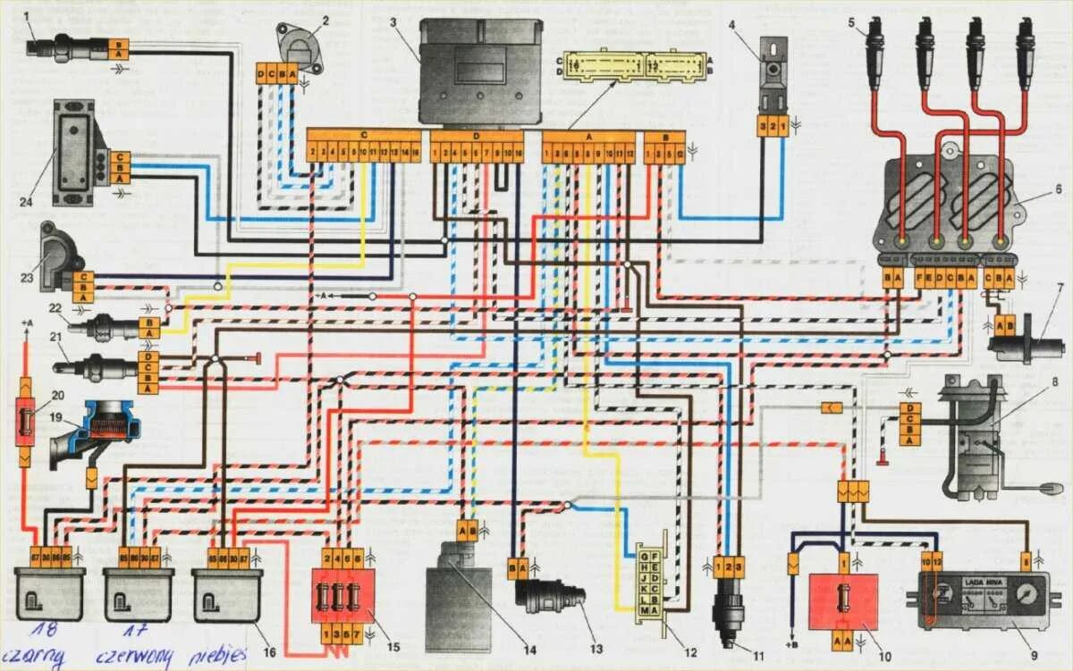 Проводка ваз 2110 16 клапанов схема Схема бензонасоса ваз 2110 58 фото - KubZap.ru