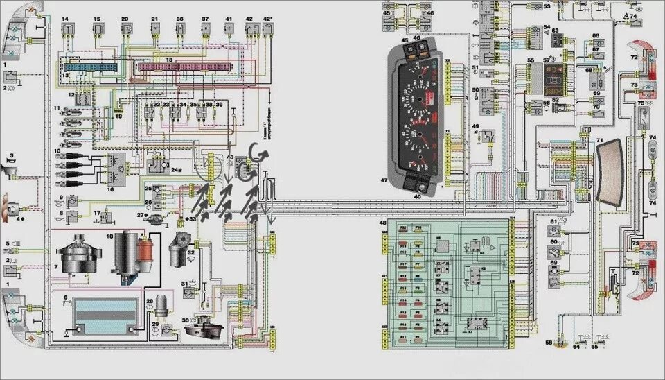 Проводка ваз 2114 схема с описанием Нужна помощь подсказака - Lada 21083, 1,5 л, 1995 года электроника DRIVE2