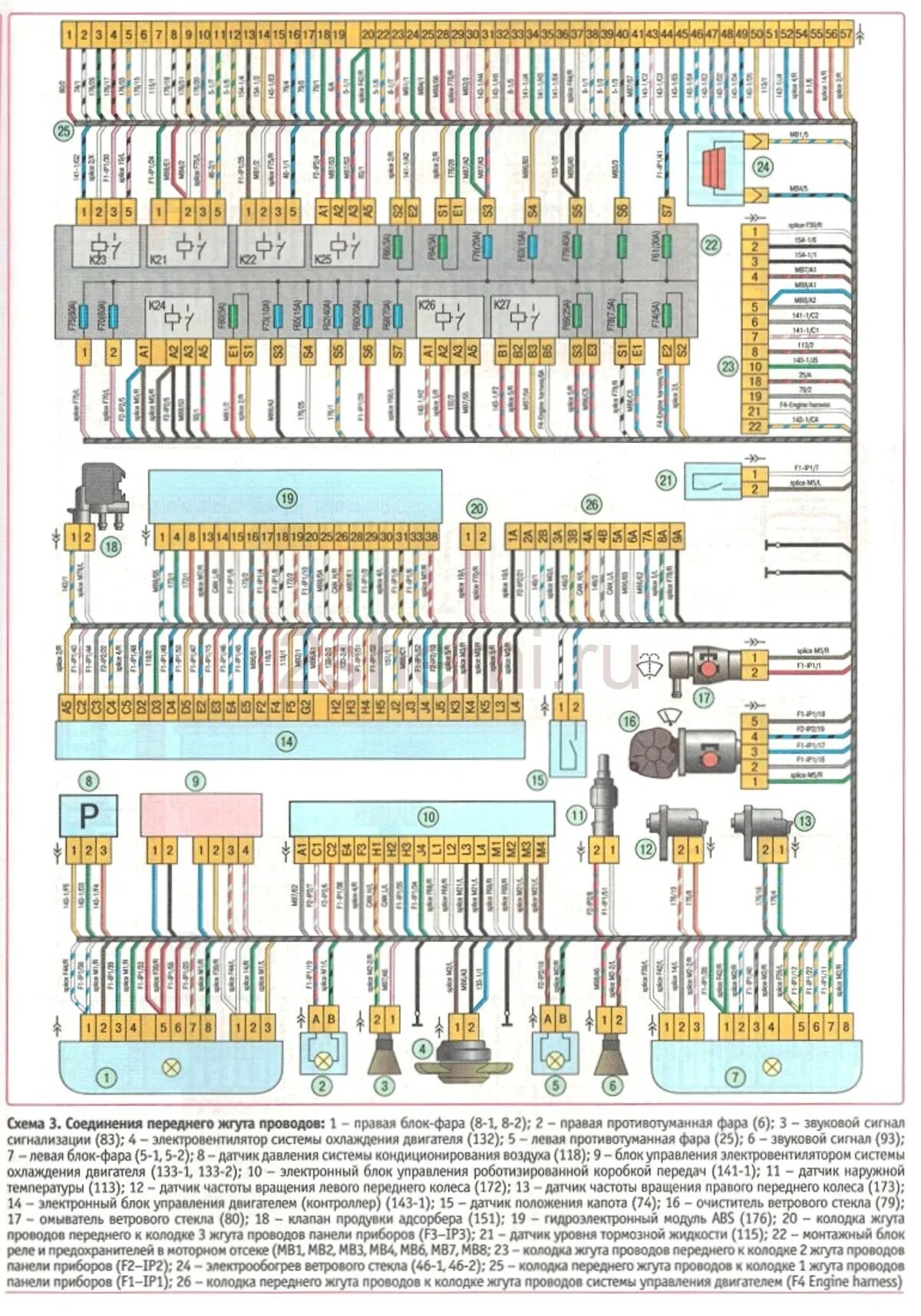 Проводка веста 1.6 схема Схема Лада Веста ВАЗ-2180