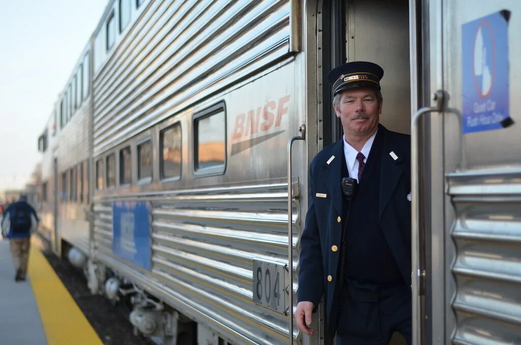 Проводник поезда фото BNSF Train Conductor BNSF Train Conductor Photo taken by M. Flickr