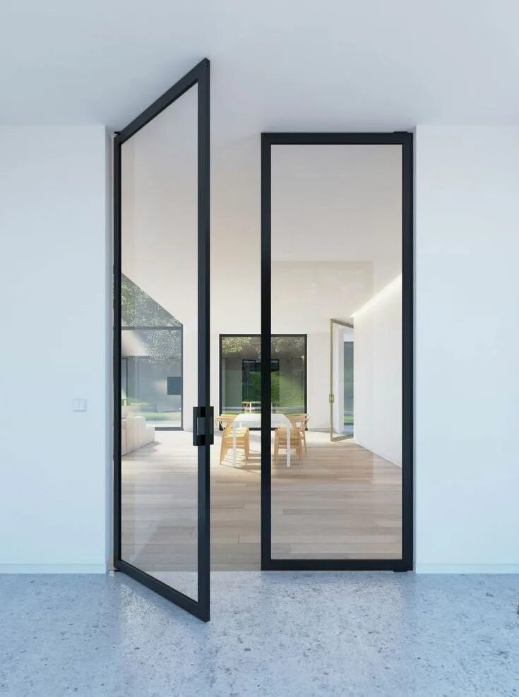 Прозрачная дверь фото Smart Glass Doors For Residential and Commercial Applications Door design interi