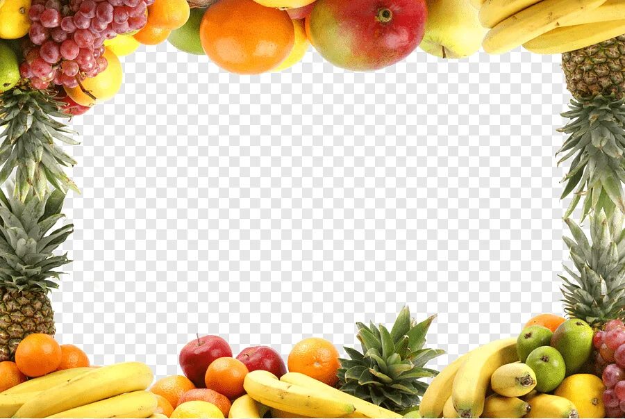 Прозрачная рамка для фото овощи Free download Fruit Vegetable Healthy diet, Fruit border pattern, border, natura