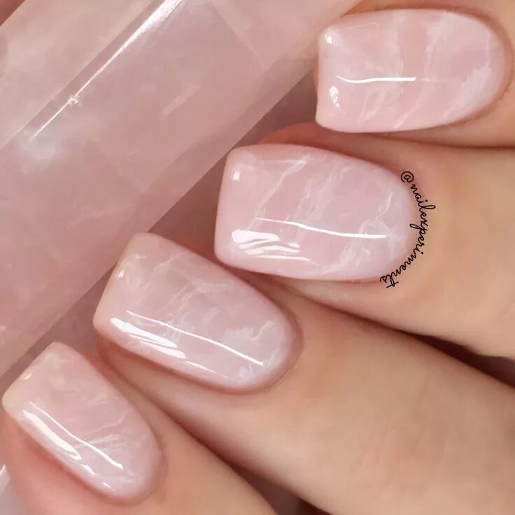 Прозрачные цвета маникюра Pink rose quartz nail art Rose quartz nails, Subtle nails, Nails