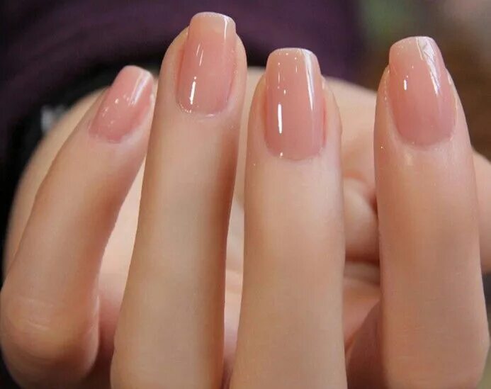 Прозрачный маникюр 2024 фото Nude nails Oje, Manikür, Tırnak