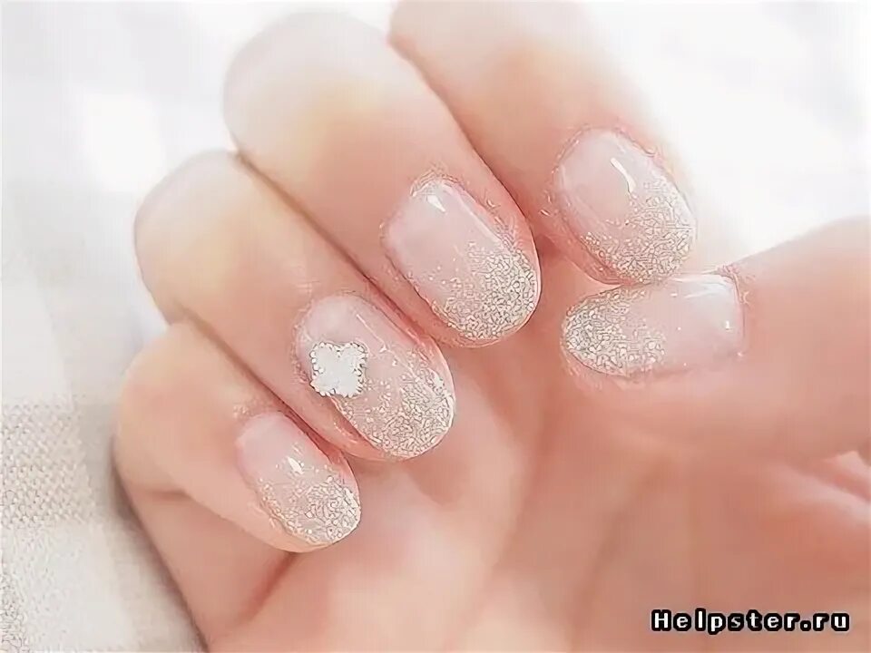 Прозрачный маникюр на короткие ногти фото Chic nail art, Trendy nail art designs, Chic nails