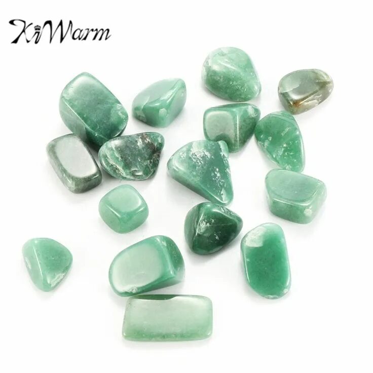 Прозрачный зеленый камень фото KiWarm 100g Bulk Green Aventurine Jade Gemstone Rock Stones Crystal Mineral Spec