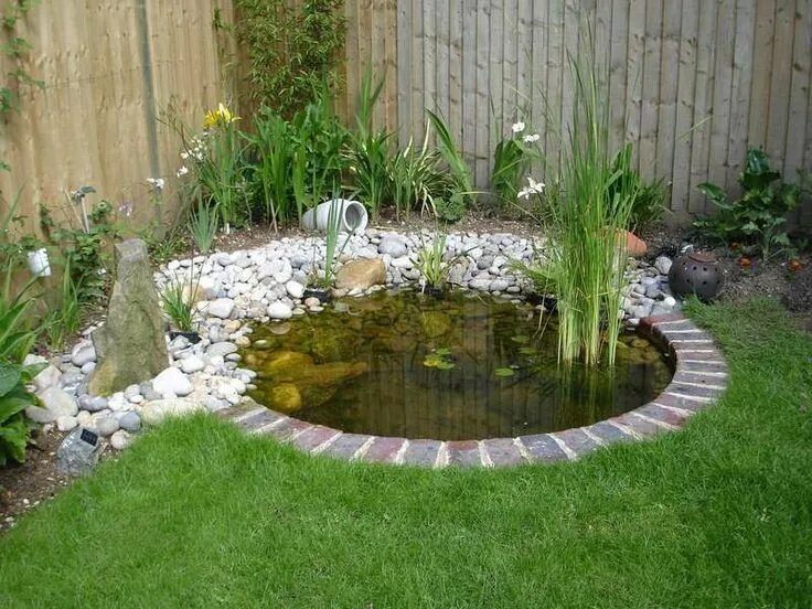 Пруд на даче своими руками фото Small Pond Designs Small Pond .... Please save this pin! .... Because For Real E