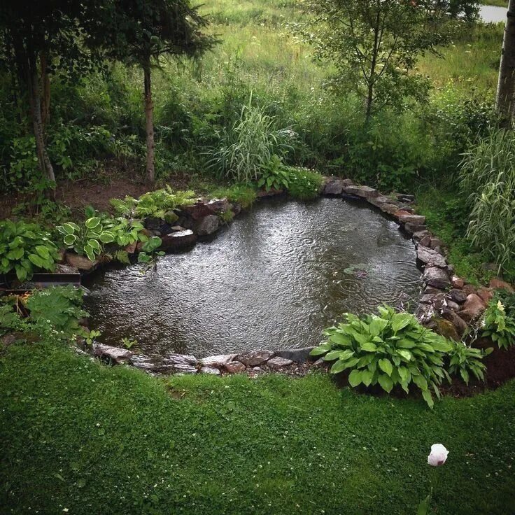 Пруд на садовом участке фото 40 Beautiful Inspiring Garden Pond Design For Your Outdoor Space (7) 50 Awesome 