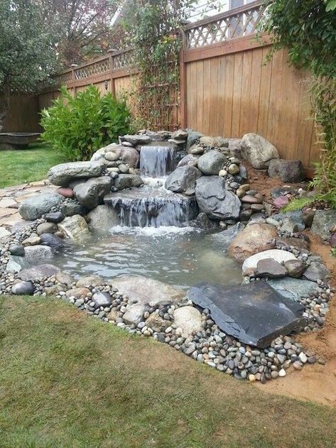 Пруд с водопадом своими руками на даче 21 Water garden ideas water garden, ponds backyard, water features in the garden