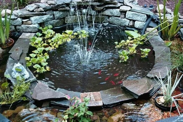 Пруд в домашних условиях своими руками 40 Awesome DIY Ponds Ideas with Small Waterfall - rengusuk.com Halaman belakang,