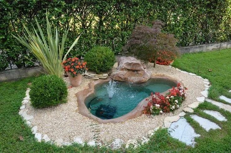 Прудик на даче своими руками ландшафтные идеи Easy and cheap DIY way to make a pond in the garden My desired home Aménagement 