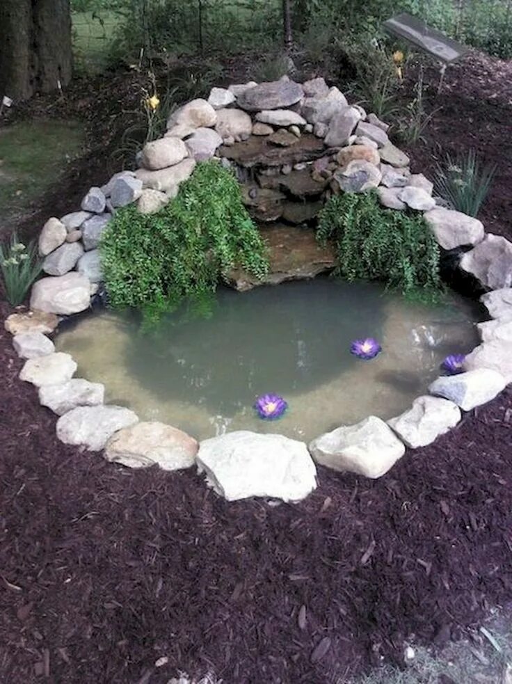 Прудик на даче своими руками пошагово 64+ Wonderful Backyard Ponds and Water Garden Landscaping Ideas #garden #gardend