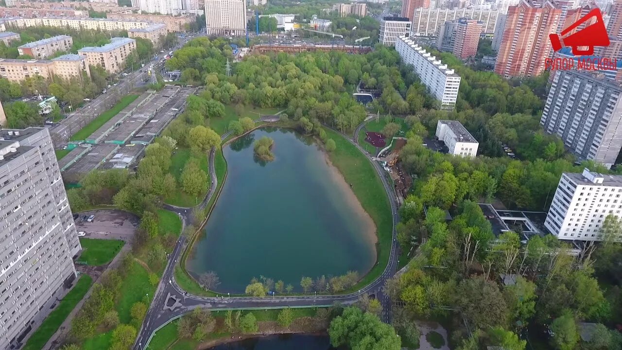 Пруды на проспекте вернадского фото Удальцовские (Кравченские) пруды с высоты - YouTube