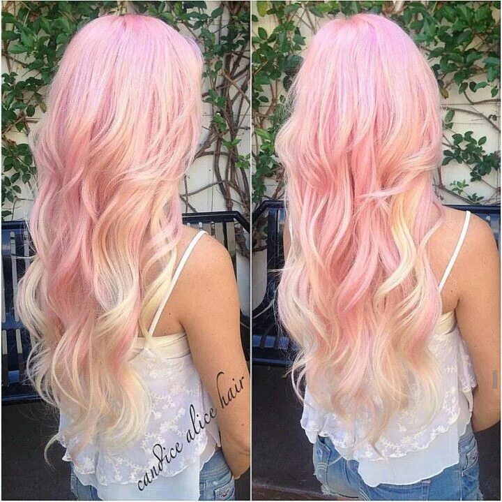 Прядки розовые фото Pastel pink with bleach blonde Ombre hair blonde, Hot hair colors, Ombre hair