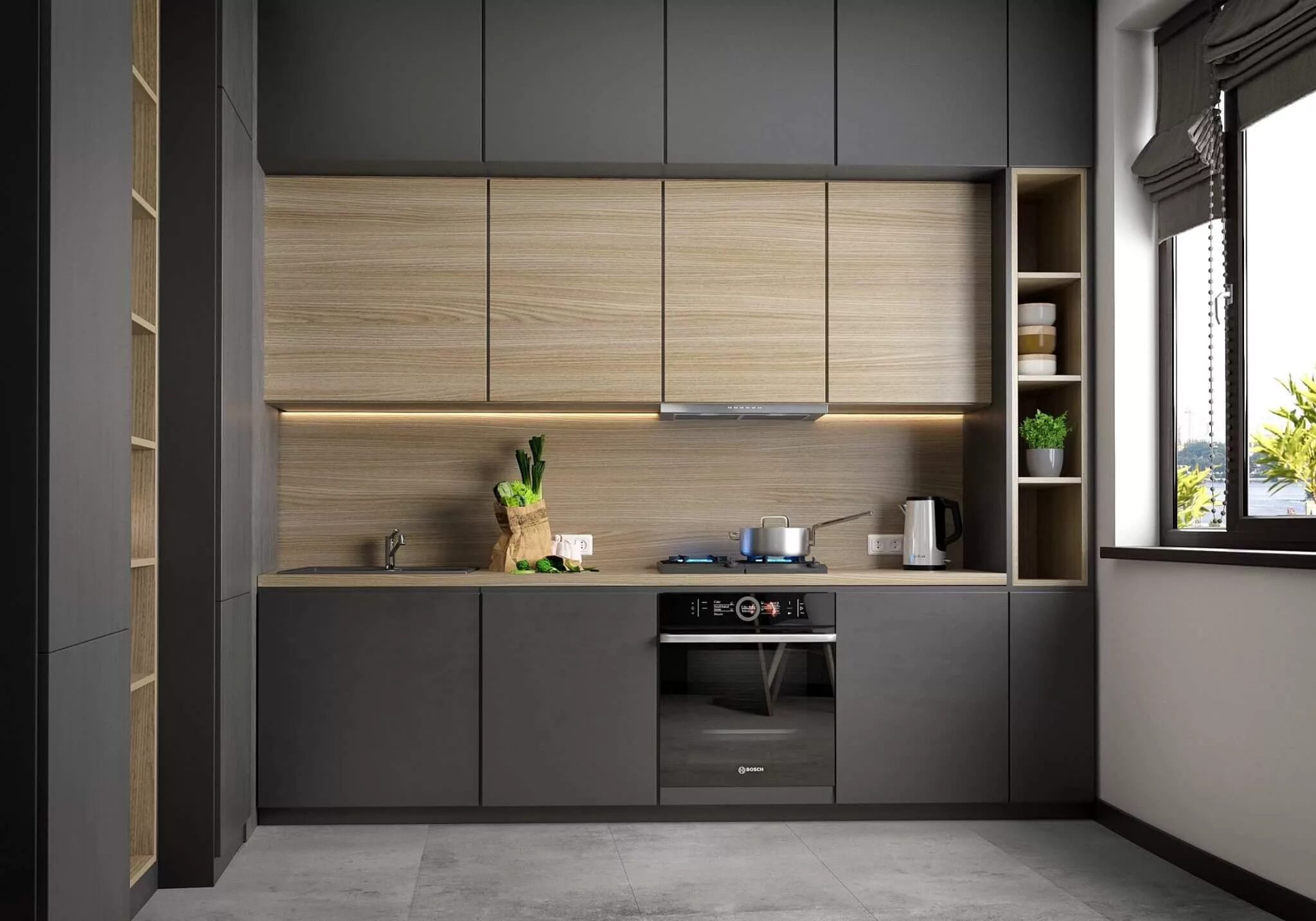 Прямая кухня дизайн интерьер Kitchen furniture design, Kitchen design small, Kitchen inspiration design