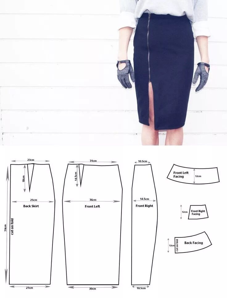 Прямая юбка без выкройки Pencil Skirt Pattern Free I’ve Created This Pencil Skirt Sewing Pattern That Use