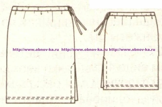 Прямая юбка на резинке выкройка Прямая юбка ОБНОВКА СВОИМИ РУКАМИ Юбка, Шитье, Одежда