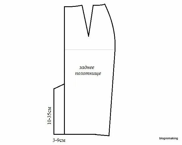 Прямая юбка со шлицей выкройка Обработка шлицы в изделии с подкладкой Уроки шитья, Техники шитья, Шитье