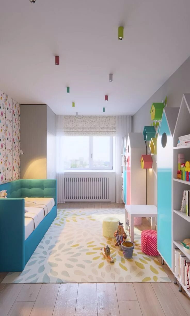 Прямоугольная детская комната дизайн 2 Homes With Similar Hues Kids bedroom decor, Bedroom decor, Kids bedroom