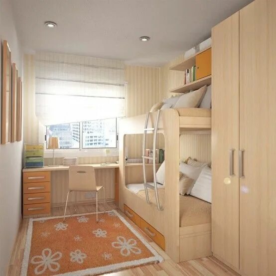 Прямоугольная детская комната планировка с 2 детьми 20 Teen Bedroom Ideas that Anyone Will Want to Copy Teen room designs, Cool teen