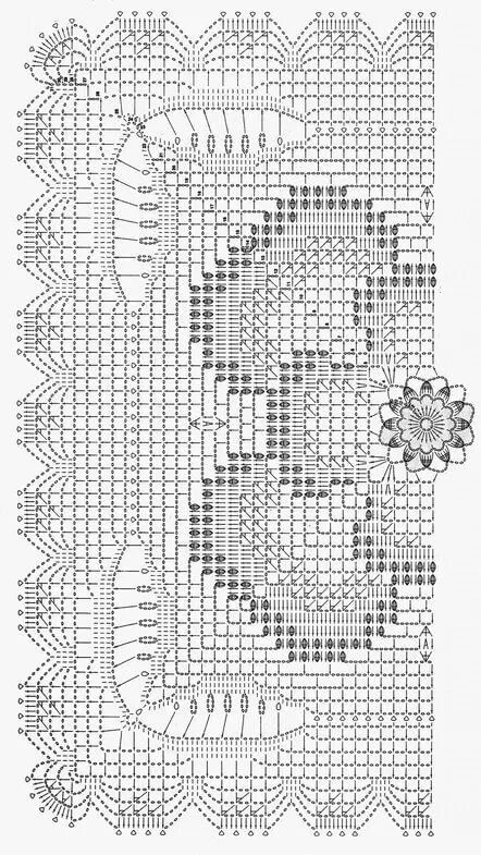 Прямоугольная салфетка крючком схема чехлы на подушки вязанные крючком со схемами: 14 тыс изображений найдено в Яндек