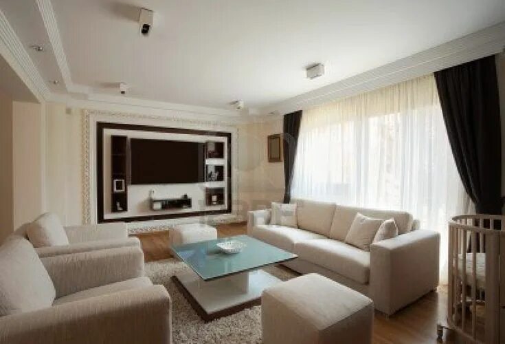 Прямоугольные залы фото Image result for family room ideas Sala de estar moderna, Interior da sala de es