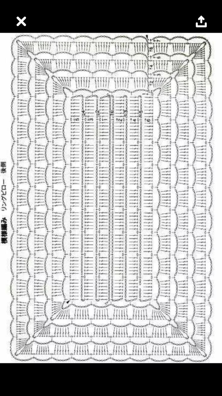 Прямоугольный коврик крючком схема для начинающих Pin su Crochê, tricô e cia nel 2024 Schema uncinetto, Punto uncinetto, Uncinetto