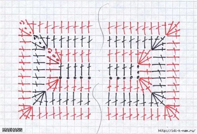 Прямоугольный коврик крючком схема для начинающих Овал, квадрат, прямоугольник, круг и другое. Вязание крючком для начинающих. - з