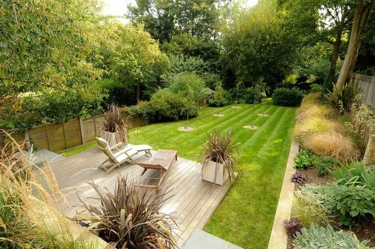 Прямоугольный ландшафтный дизайн Garden Design in Crystal Palace, South-East London Garden landscape design, Gard