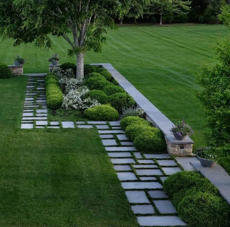 Terrasse - bassin - ardoise Amenagement jardin, Aménagement jardin cailloux, Idé