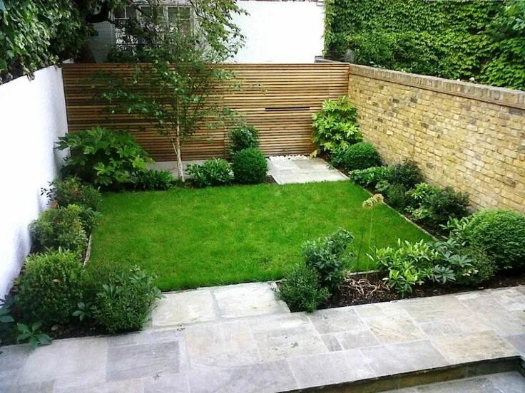 Прямоугольный участок ландшафтный дизайн фото Minimalist Decor For House Backyard Garden Design Interior Website Arredamento g