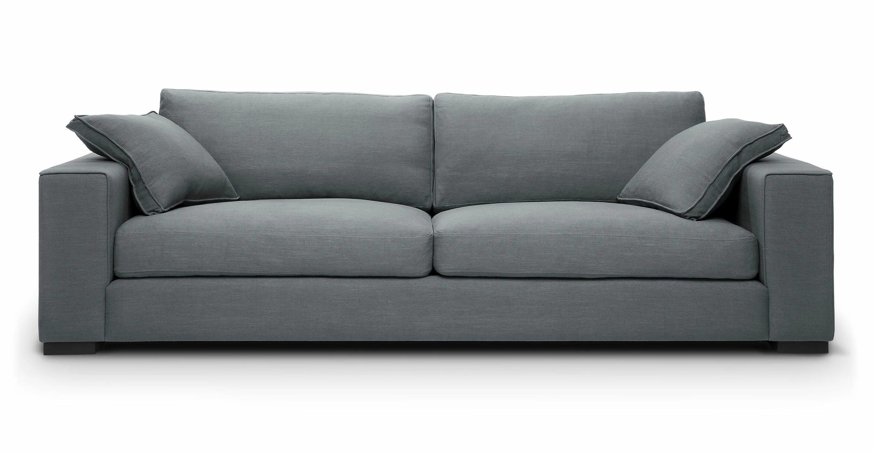 Прямые недорогие диваны фото Sitka Thunder Gray Sofa, Long - Sofas - Bryght Modern, Mid-Century and Scandinav