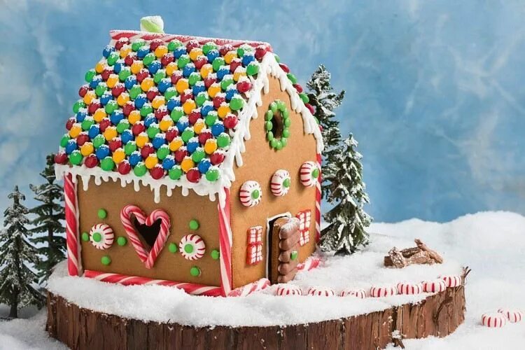 Пряничный домик микрорайон восточный с1а фото How to make and decorate a gingerbread house - step by step instructions Gingerb