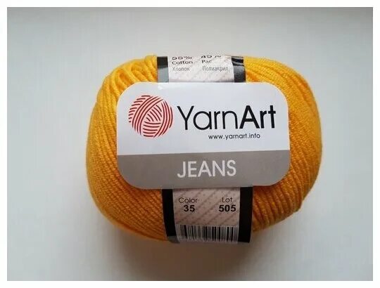 Пряжа ярнар джинс номер цвета и фото Пряжа YarnArt Jeans цвет 35 - купить в интернет-магазине по низкой цене на Яндек