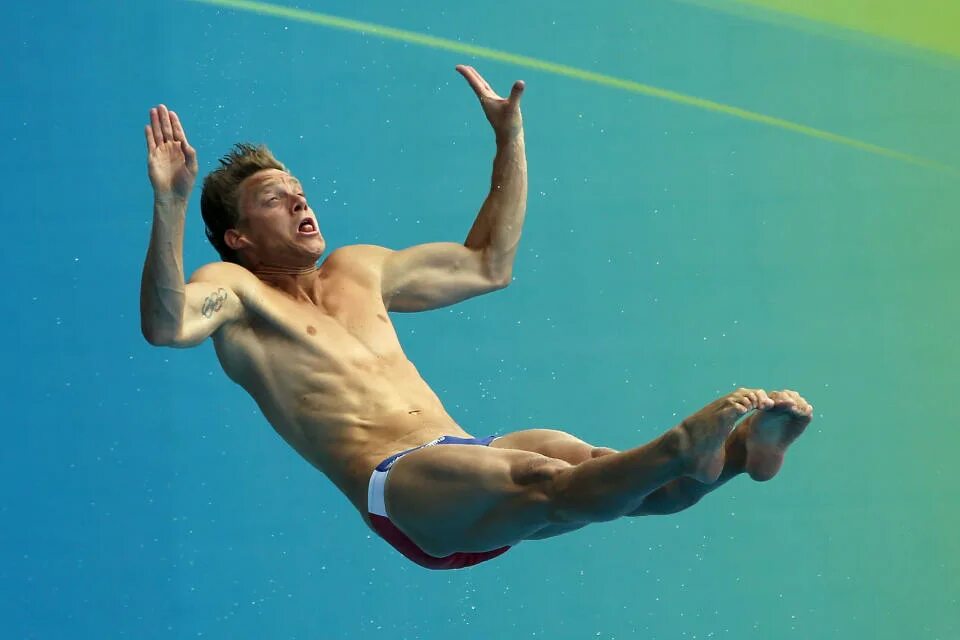 Прыгуны в воду фото Focused Faces of Olympic Divers