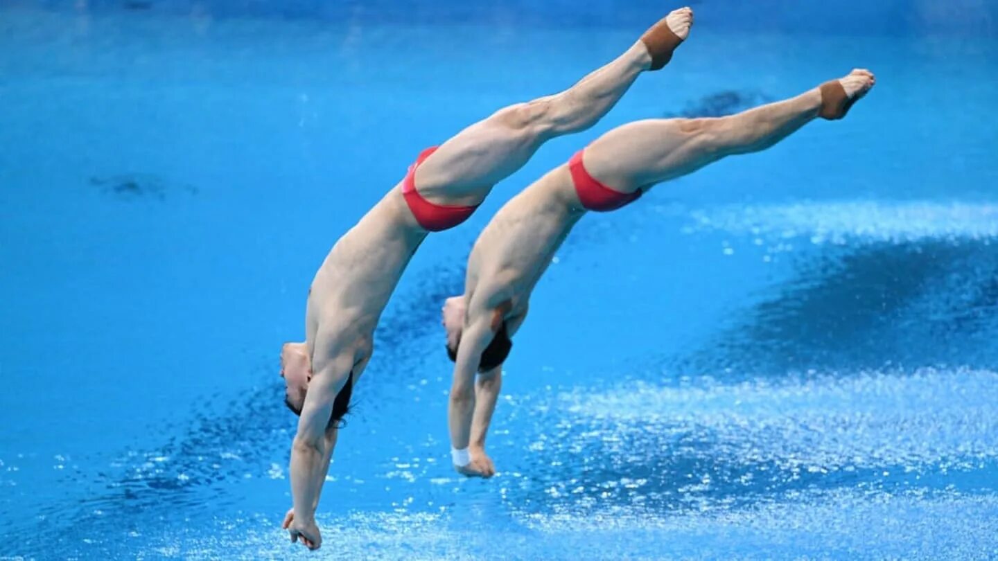 Прыжки в воду фото Why Do Sprinklers Spray Water in the Olympic Diving Pool? Mental Floss