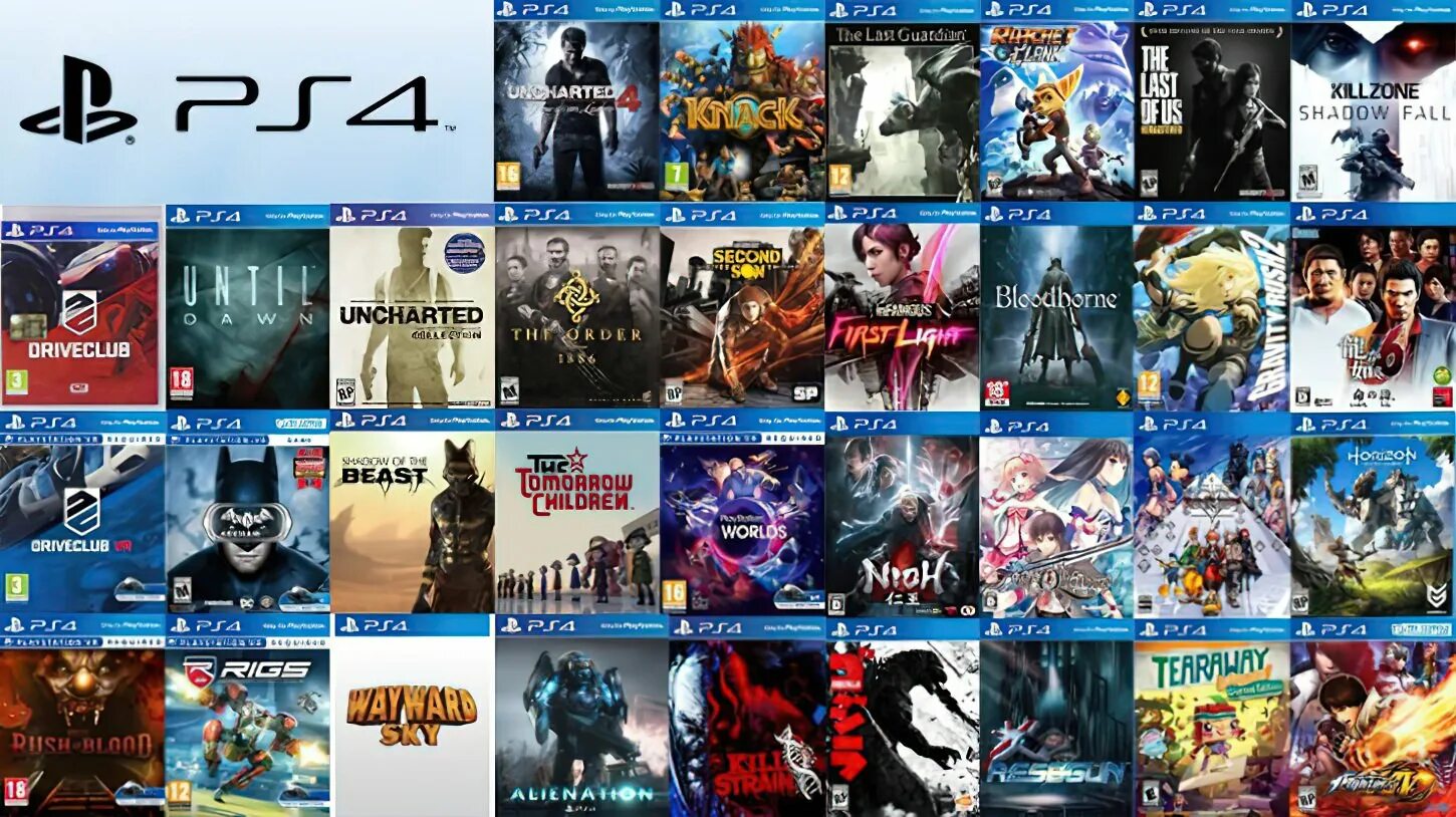 Пс 4 игры фото Ps4 games фото - Сервис Левша