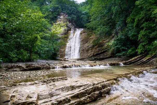 Пшадские водопады краснодарский край фото Геленджик на 1 мая. Водопады, дольмены, ущелья Плесецкие водопады. Фотография из