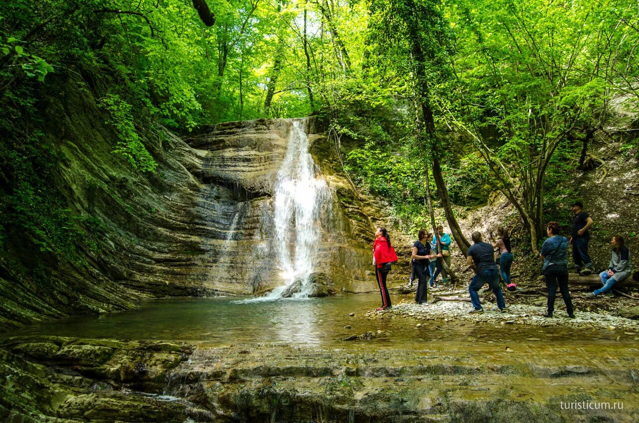 Пшадские водопады краснодарский край фото Экскурсия на Пшадские водопады из Геленджика