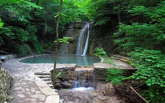 Пшадские водопады краснодарский край фото Ведьмины родники: мёртвая вода - Picture of Black Sea Trips - Day Tours, Gelendz