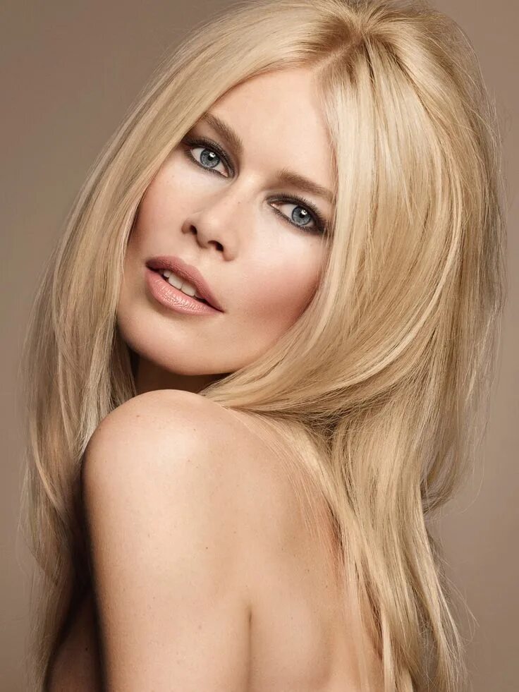 Пшеничный цвет волос фото для зеленых Claudia schiffer, Beauty, Hair looks