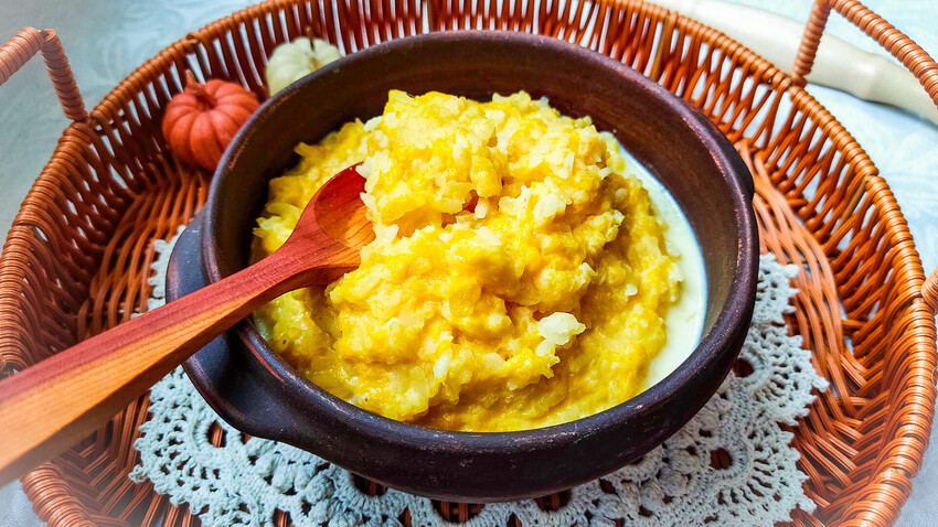 Пшенная каша с тыквой пошаговый фото Pumpkin porridge: The wholesome delight of the Cossacks (RECIPE)