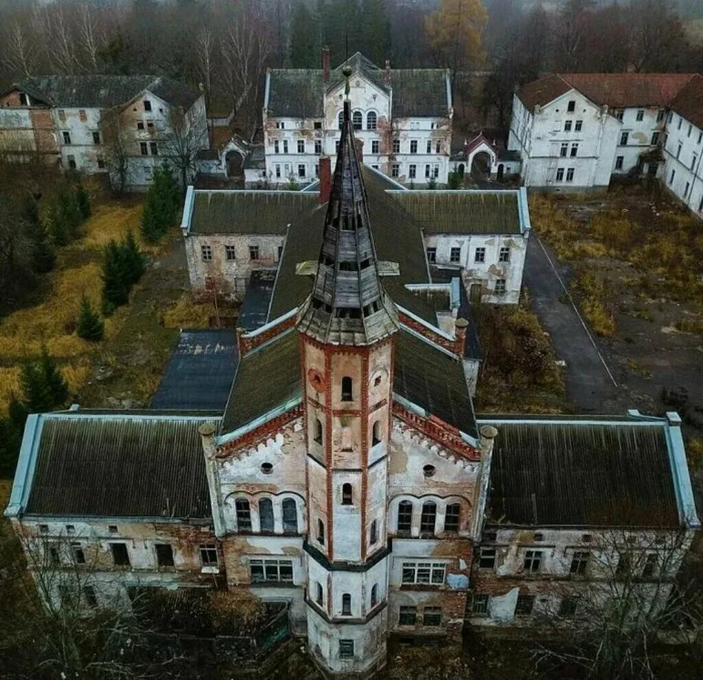 Психбольница алленберг в калининграде фото Allenberg Mental Hospital, landmark, attraction, Калининградская область, Гварде