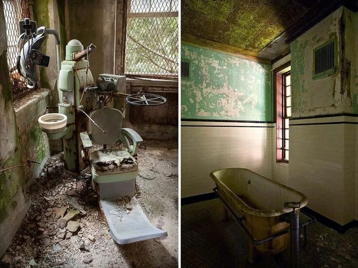 Психиатрическая больница фото внутри реальные Creepy Photos Of Abandoned Mental Hospitals Abandoned asylums, Haunted house pro