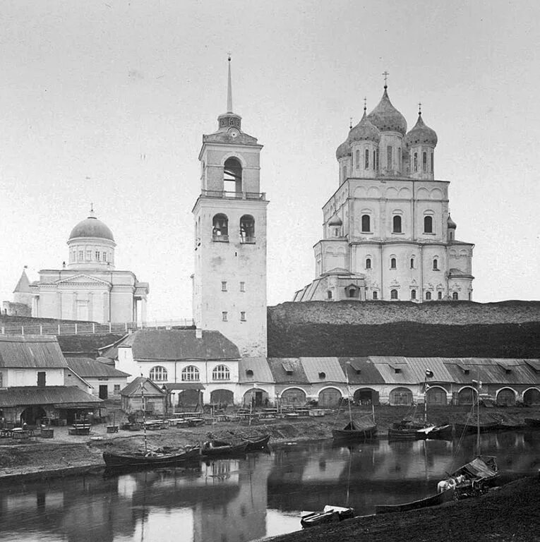 Псков история фото Кром, Псков (Псков, город), фотография. архивная фотография Фотоснимок с доревол