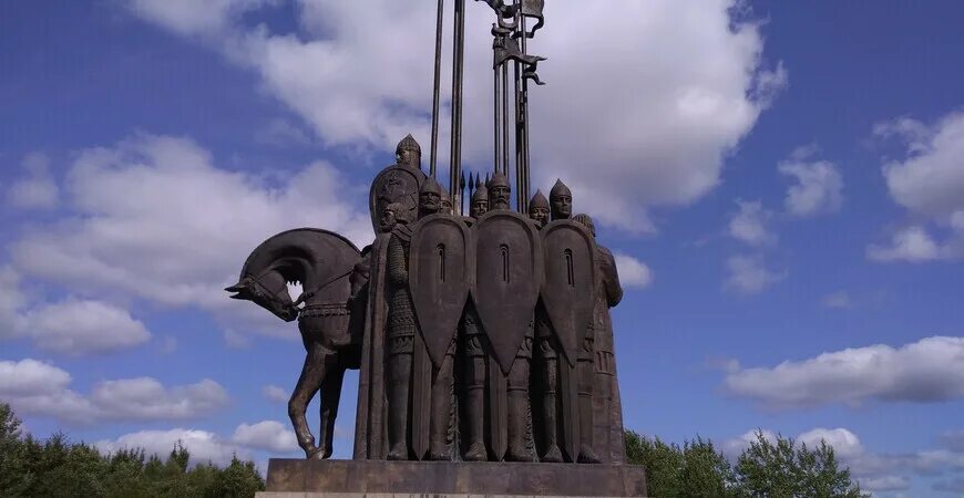 Псков памятник александру невскому фото Памятник "Ледовое побоище" в Пскове на Чудском озере - высота, фото, описание, к